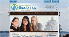 Desktop Screenshot of marylandadvancedorthodontics.com